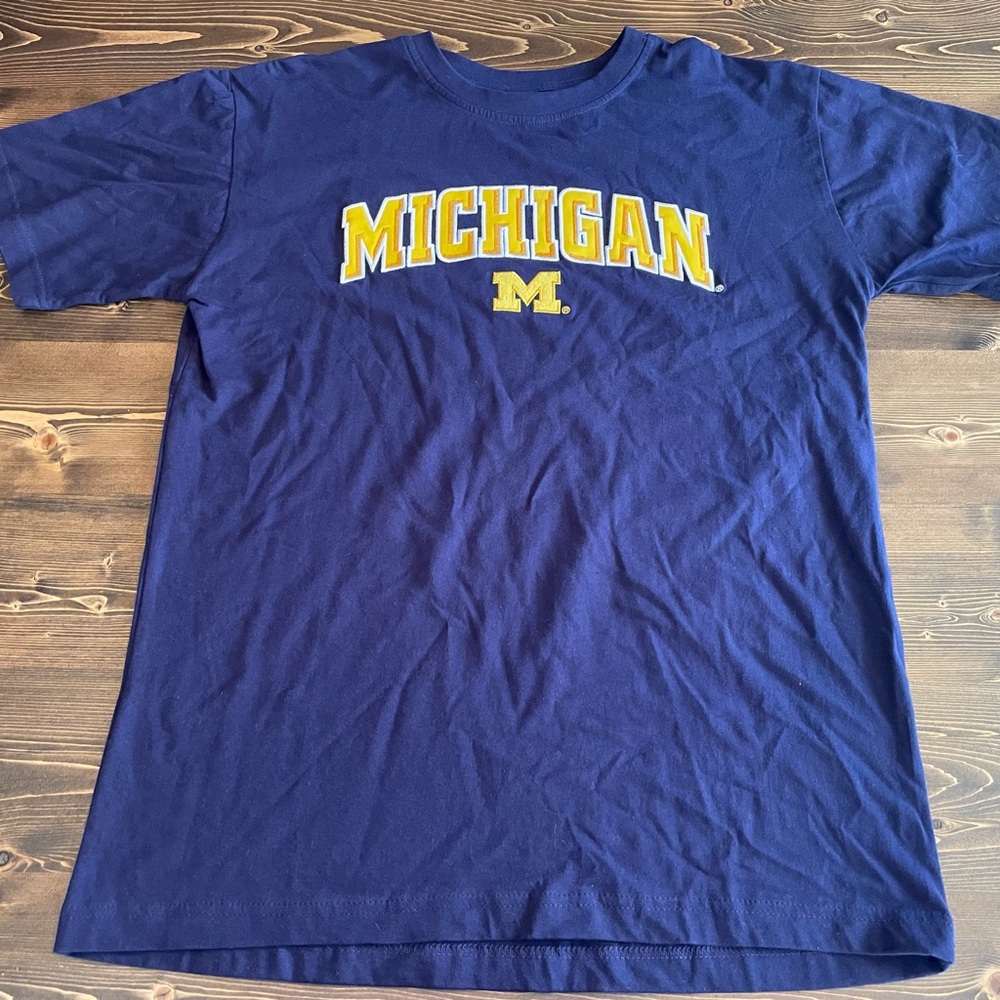 Pro Edge Blue Michigan Short Sleeve Tee bin 4